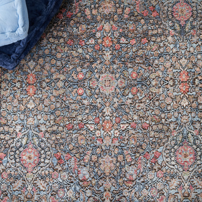 Safavieh Performance Blue / Black Rug Wayfair